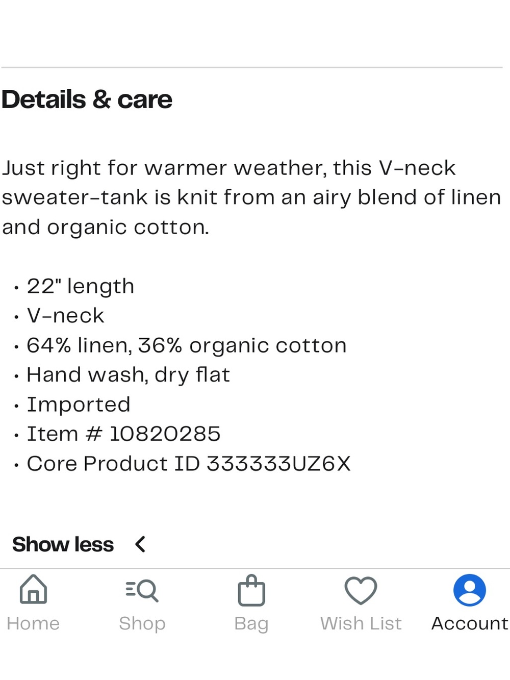 Faherty Miramar Sweater Tank - Picture 3 of 7